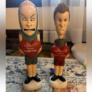 Beavis and Butt-Head Valentine Figurines